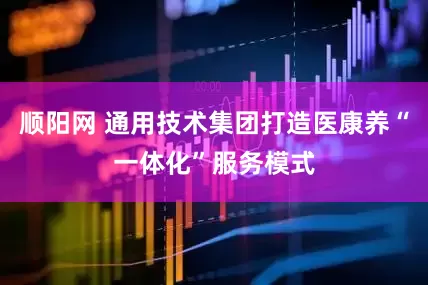 顺阳网 通用技术集团打造医康养“一体化”服务模式