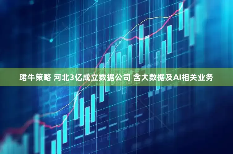 珺牛策略 河北3亿成立数据公司 含大数据及AI相关业务